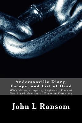 Andersonville Diary; Escape, and List of Dead: ... 146995995X Book Cover