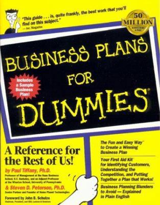 Business Plans for Dummies 1568848684 Book Cover