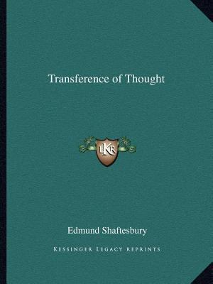 Transference of Thought 1162593997 Book Cover