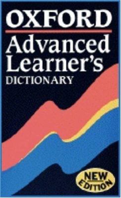 Oxford Advanced Learner's Dictionary 0194314219 Book Cover