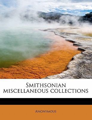 Smithsonian Miscellaneous Collections 1113897848 Book Cover