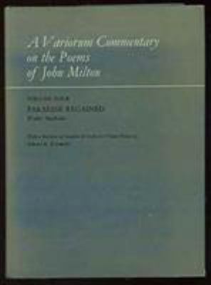 A Variorum Commentary of the Poems of John Milt... 0231088833 Book Cover