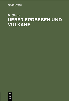 Ueber Erdbeben Und Vulkane: Ein Vortrag Gehalte... [German] 3112457633 Book Cover