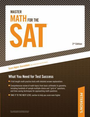 Peterson's Master Math for the SAT 0768927234 Book Cover