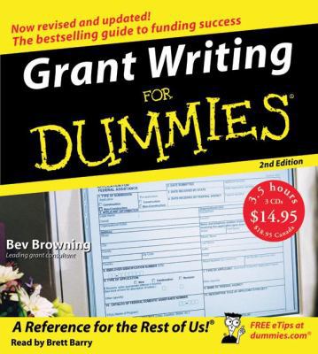 Grant Writing for Dummies 0061175900 Book Cover