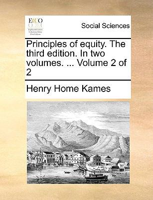 Principles of equity. The third edition. In two... 1170392245 Book Cover