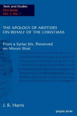 The Apology of Aristides on Behalf of the Chris... 1593332785 Book Cover