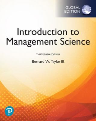 Introduction to Management Science, Global Edition 1292263040 Book Cover