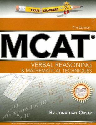 Examkrackers MCAT Verbal Reasoning & Mathematic... 1893858480 Book Cover