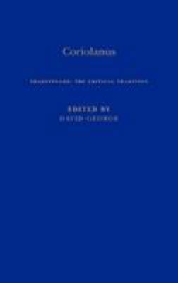 Coriolanus, 1687-1940 0826458203 Book Cover