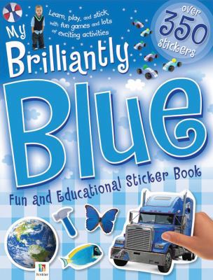 My Brilliantly Blue Fun and Educational Sticker... 1741848148 Book Cover