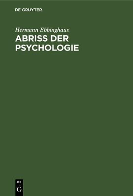 Abriss Der Psychologie [German] 311234085X Book Cover