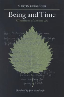 Being and Time: A Translation of Sein Und Zeit 0791426777 Book Cover