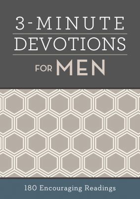 3-Minute Devotions for Men: 180 Encouraging Rea... 1683222504 Book Cover