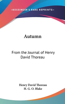 Autumn: From the Journal of Henry David Thoreau 0548162301 Book Cover