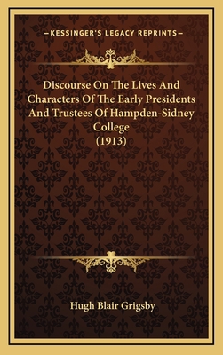 Discourse On The Lives And Characters Of The Ea... 1168849500 Book Cover