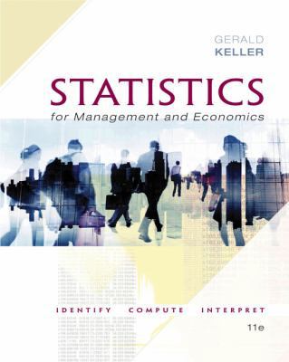 Statistics for Management and Economics 1337296945 Book Cover