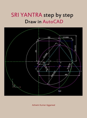 Sri Yantra step by step draw in AutoCAD 9395766581 Book Cover