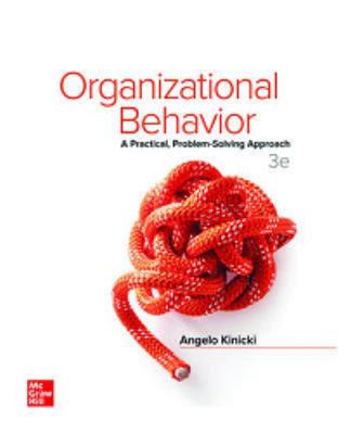 Organizational Behavior: A Practical, Problem-S... 1260075079 Book Cover