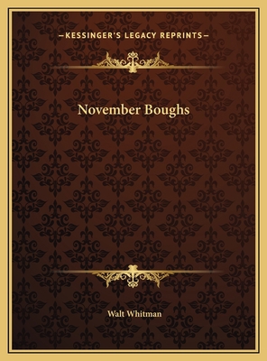 November Boughs 1169677746 Book Cover
