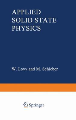 Applied Solid State Physics 1468418564 Book Cover