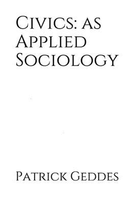 Civics as Applied Sociology 9355398328 Book Cover