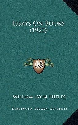 Essays on Books (1922) 116476957X Book Cover