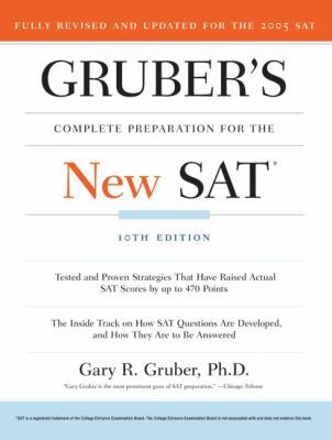 Gruber's Complete Preparation for the New SAT 0060581700 Book Cover