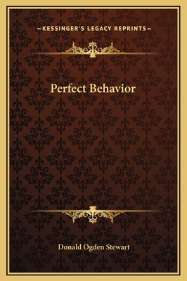 Perfect Behavior 1169238351 Book Cover
