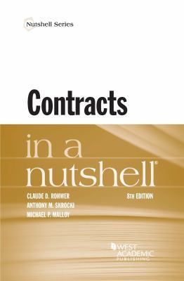 Contracts in a Nutshell (Nutshells) 1634599144 Book Cover