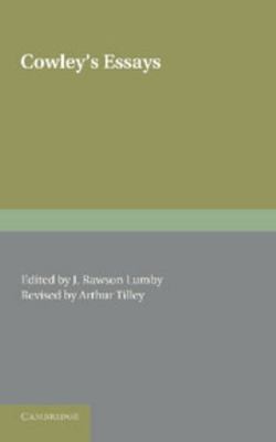 Cowley's Essays 1107665272 Book Cover