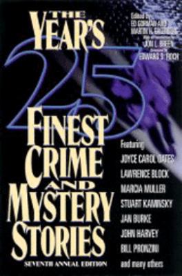 The Year's 25 Finest Crime and Mystery Stories 078670571X Book Cover