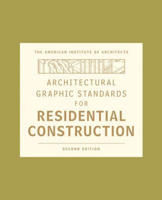 Architectural Graphic Standards for Residential... 0470395834 Book Cover