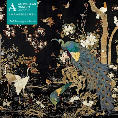 Paperback Adult Jigsaw Puzzle Ashmolean Museum: Embroidered Hanging with Peacock: 1000-Piece Jigsaw Puzzles Book