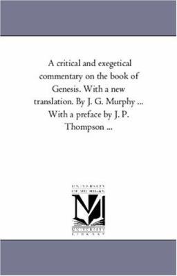 A Critical and Exegetical Commentary On the Boo... 1425559891 Book Cover