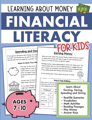 Financial Literacy for Kids Activity Book on Mo... B0CPM1XTRH Book Cover