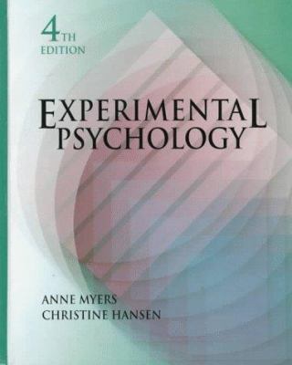 Experimental Psychology 0534339794 Book Cover