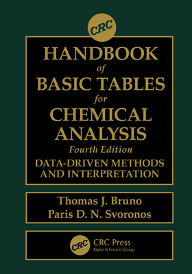 CRC Handbook of Basic Tables for Chemical Analy... 1138089044 Book Cover