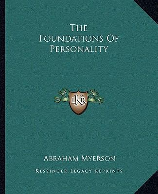 The Foundations Of Personality 116269503X Book Cover