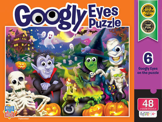 Halloween - Googly Eyes 48pc Puzzle            Book Cover