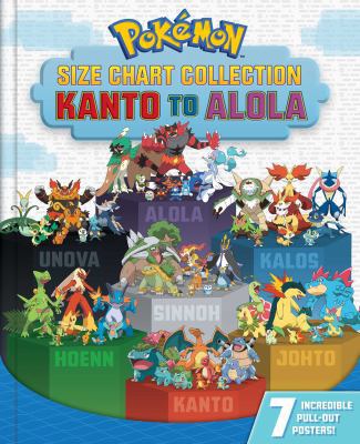 Pokémon Size Chart Collection: Kanto to Alola 1604382015 Book Cover