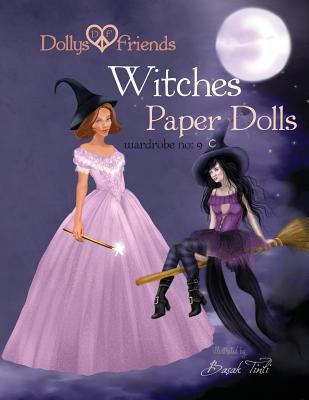 Dollys and Friends, Witches Paper Dolls, Wardro... 1537002937 Book Cover