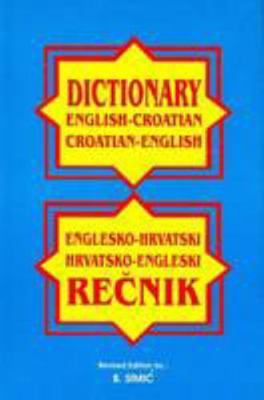 English-Croatian, Croatian-English Dictionary 8176500208 Book Cover