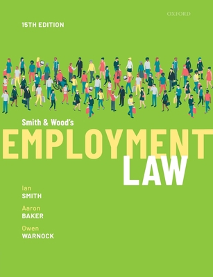 Smith & Wood's Employment Law 15e P 0198868537 Book Cover