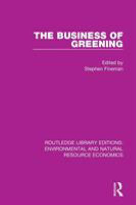 The Business of Greening 1138081272 Book Cover
