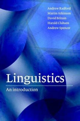 Linguistics: An Introduction 0521478545 Book Cover