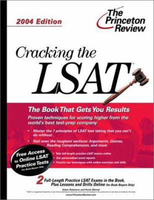 The Princeton Review Cracking the LSAT 037576321X Book Cover