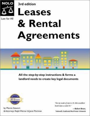 Leases and Rental Agreements 0873377680 Book Cover