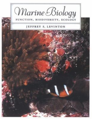 Marine Biology: Function, Biodiversity, Ecology 0195085736 Book Cover
