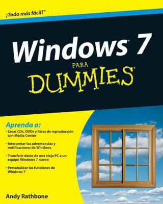 Windows 7 Para Dummies 0470523999 Book Cover